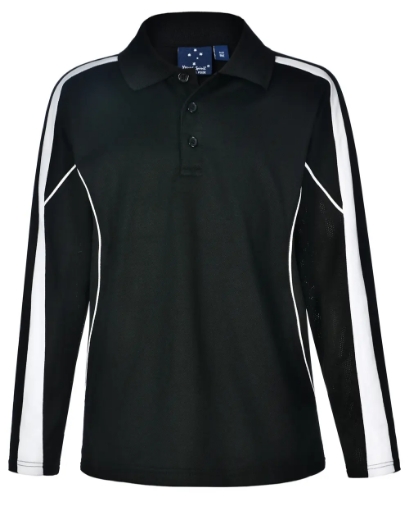 Picture of Winning Spirit, Kids TrueDry L/S Polo